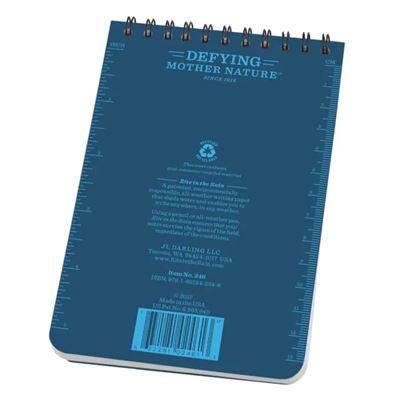BLUE Notebook TOP-SPIRAL 4x6"