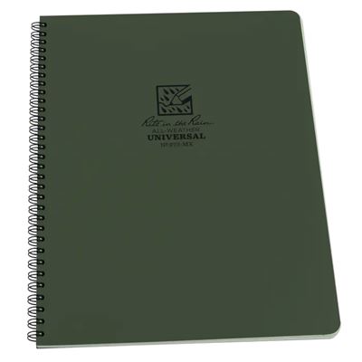 Maxi Side Spiral Notebook 8 1/2"x 11" 973 GREEN