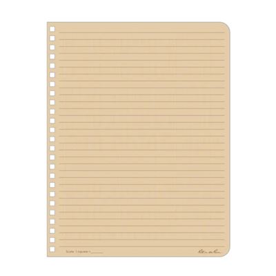 Large Side Spiral Notebook 6 5/8"x 8 1/2" 973 TAN