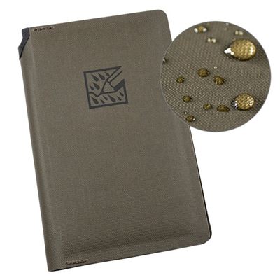 Waterproof MONSOON HORIZON wallet for a small notebook with a pencil