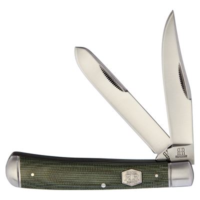 Folding Knife TRAPPER GREEN MICARTA