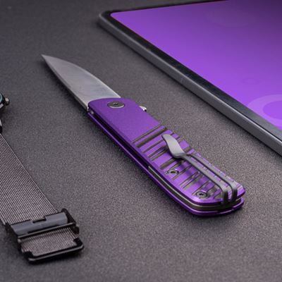 Folding Knife KARLY PURPLE/GREY
