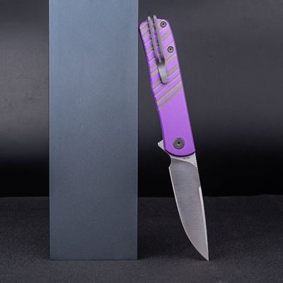 Folding Knife KARLY PURPLE/GREY