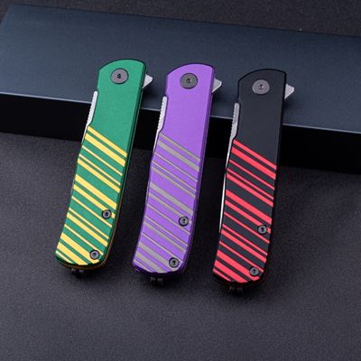 Folding Knife KARLY PURPLE/GREY