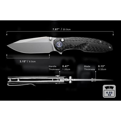 COOL WHALE folding knife  RTCLGN1 11