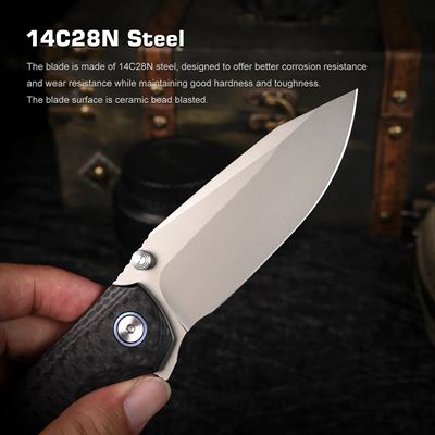 COOL WHALE folding knife  RTCLGN1 4