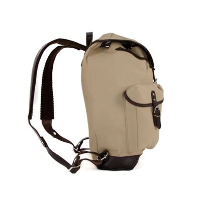 Hiking and leisure trucksack 14l KHAKI/DARK BROWN LEATHER