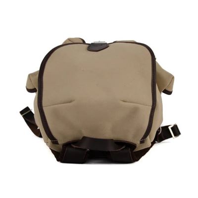 Hiking and leisure trucksack 14l KHAKI/DARK BROWN LEATHER