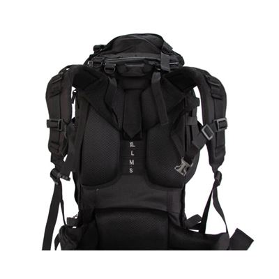 Trekking backpack LARGE 85l BLACK