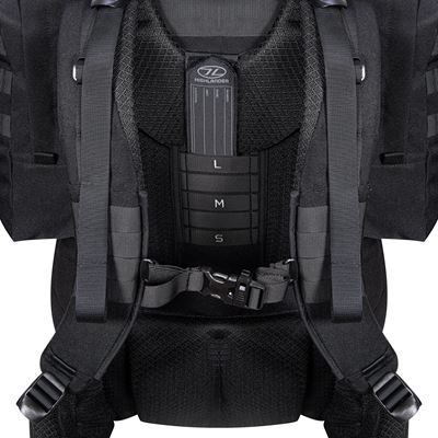 Backpacks FORCES ELITE 66 litres BLACK HIGHLANDER RUC299-BK 9