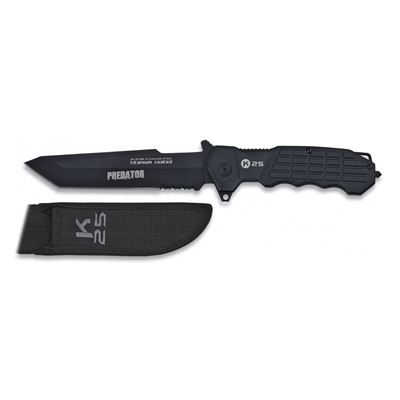 Knive PREDATOR fixed blade BLACK