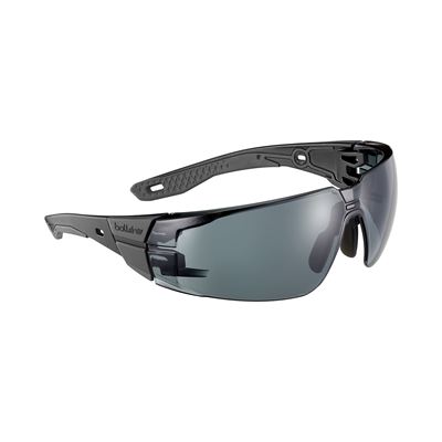 Glasses protective RUSH+ 2.0 SMOKE lenses BLACK size M/L