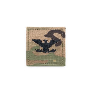 Colonel Chest Patch MILITARY RANGE velcro Rank Patch COLONEL Eagle OCP | MILITARY RANGE