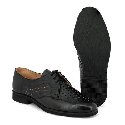 Perforated low shoes 97 AČR BLACK