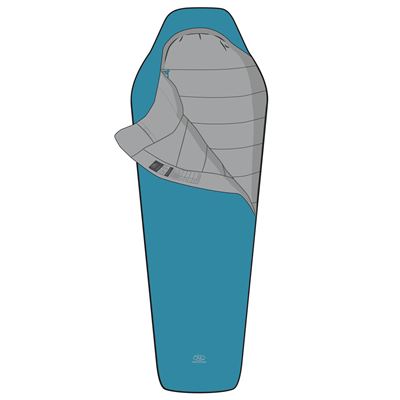 ZETA 150 BLUE summer sleeping bag HIGHLANDER SB255-MB 6