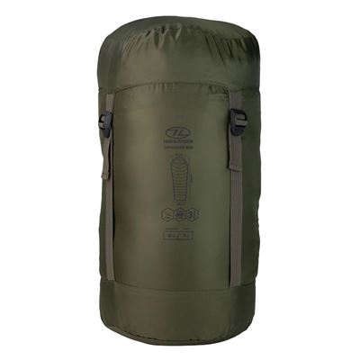 DEFENDER 250 GREEN three-season mummy sleeping bag HIGHLANDER SB265-RG 3