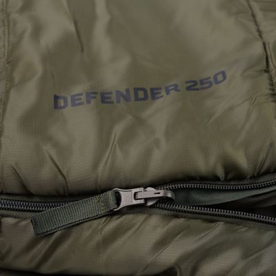 DEFENDER 250 GREEN three-season mummy sleeping bag HIGHLANDER SB265-RG 2
