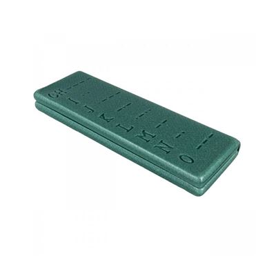 Folding seat MORSE 36 x 26 x 0.8 cm dark green