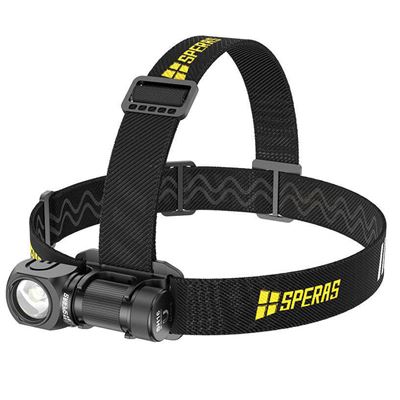 Headlamp SH16 rechargeable, right angle, multifunctional, 1650 lumens, 355 metres