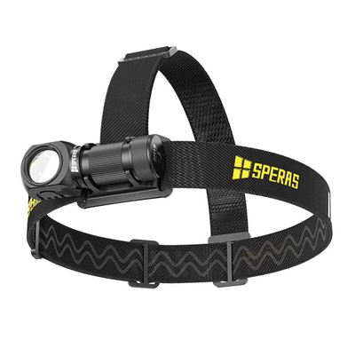 Headlamp SH16 rechargeable, right angle, multifunctional, 1650 lumens, 355 metres