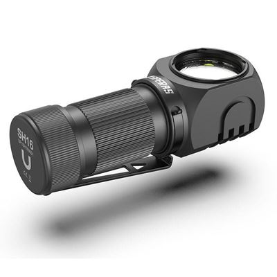 Headlamp SH16 rechargeable, right angle, multifunctional, 1650 lumens, 355 metres