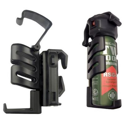 Case for defensive spray 50, 63 ml rotary BLACK