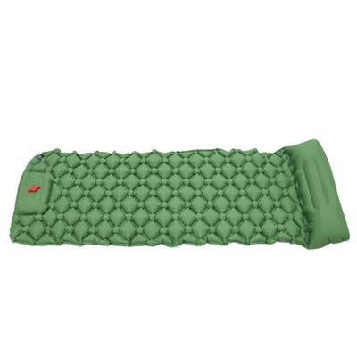 Inflatable Sleeping Mat McGuire with Foot Pump GREEN