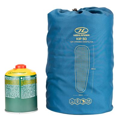 Self-Inflating Sleeping Mat Anti-slip KIP MAT 50 mm DEEP BLUE HIGHLANDER SM131-DB 5