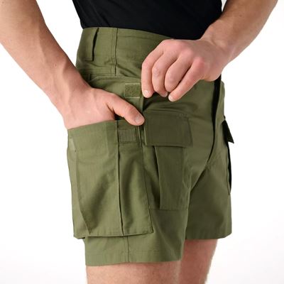 CARGO shorts rip-stop stretch OLIVE GREEN Helikon-Tex® SP-CRO-SP-02 5