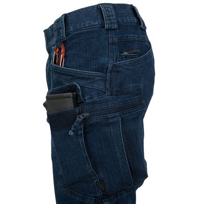 URBAN TACTICAL short pants rip-stop DENIM BLUE