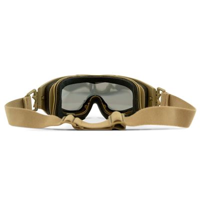 Tactical goggles SPEAR set 3 lenses TAN frame