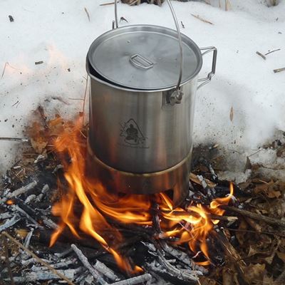 Stainless Steel Bush Pot Cooking Kit PATHFINDER