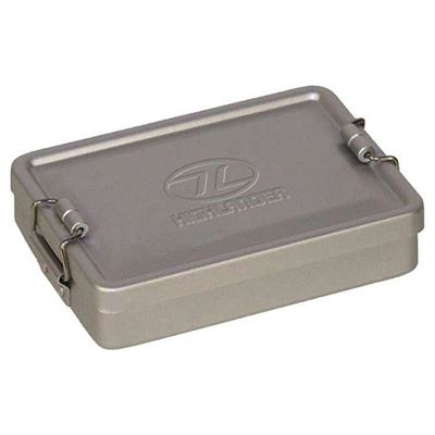 Water resistant survival tin SILVER