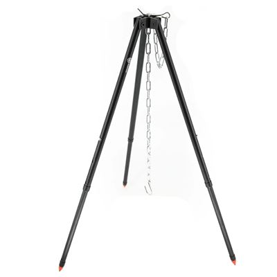 Folding tripod ALU BLACK with cover