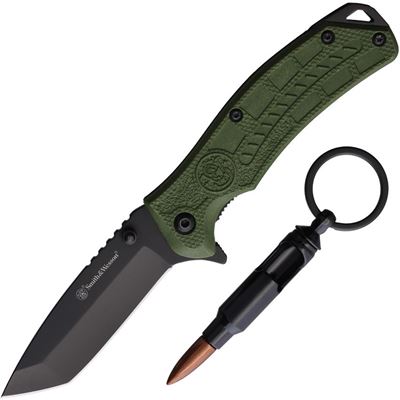 Folding Knife H.R.T. tanto Combo GREEN