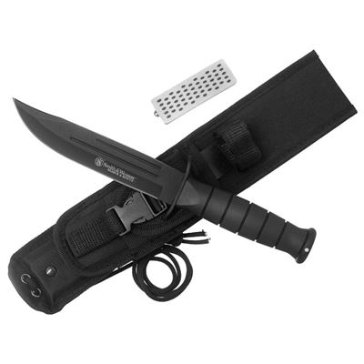 SEARCH and RESCUE Knife Fixed Blade BLACK