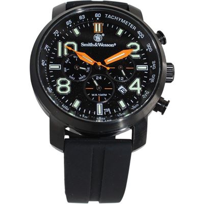 Watch CHRONOGRAPH rubber band BLACK