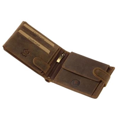 Hunter leather wallet GreenDeed DEER