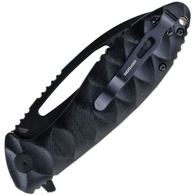 Folding knife NEO-SHILIN F smooth blade BLACK DEFCON TD009FBK 5
