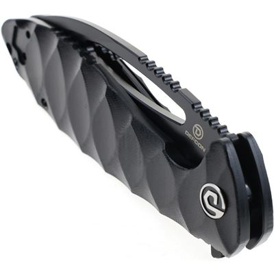 Folding knife NEO-SHILIN F smooth blade BLACK DEFCON TD009FBK 3
