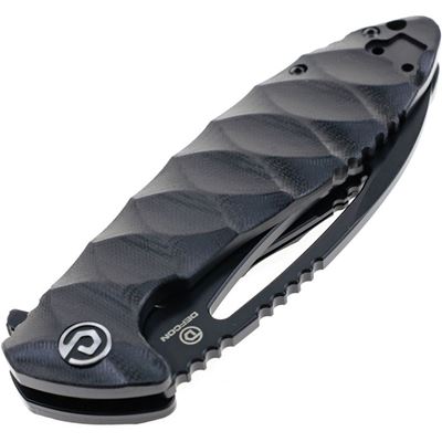 Folding knife NEO-SHILIN F smooth blade BLACK DEFCON TD009FBK 2