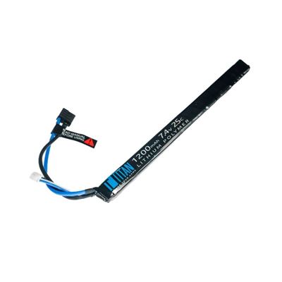 Battery Li-Pol 7.4V 1200mAh, 25C (T-Dean) - Stick (AK)