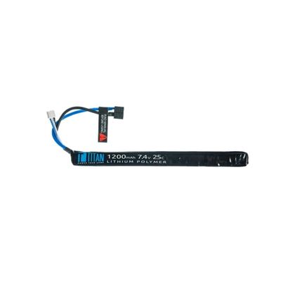 Battery Li-Pol 7.4V 1200mAh, 25C (T-Dean) - Stick (AK)