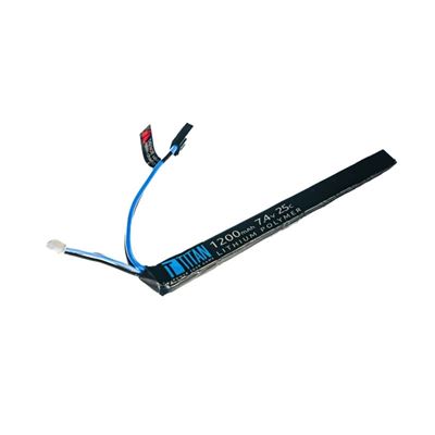 Battery Li-Pol 7.4V 1200mAh, 25C (Tamiya) - Stick (AK)