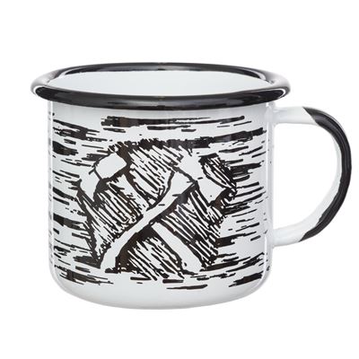 AXE ENAMEL MUG 0,35L