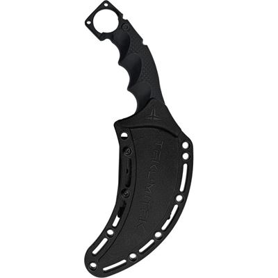 Fixed blade knife MIDNIGHT with sheath BLACK