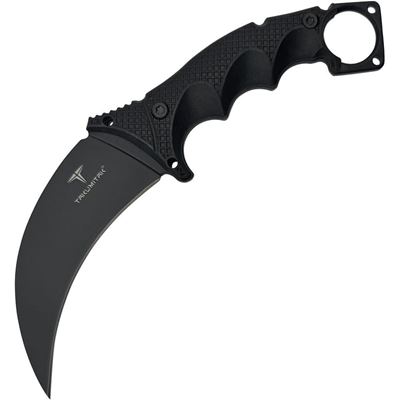 Fixed blade knife MIDNIGHT with sheath BLACK