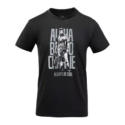 T-SHIRT ALFA BRAVO CHARLIE BLACK
