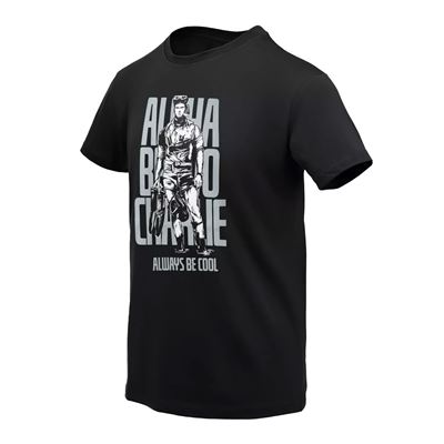 T-SHIRT ALFA BRAVO CHARLIE BLACK