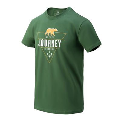 T-SHIRT JOURNEY TO PERFECTION MONSTERA GREEN